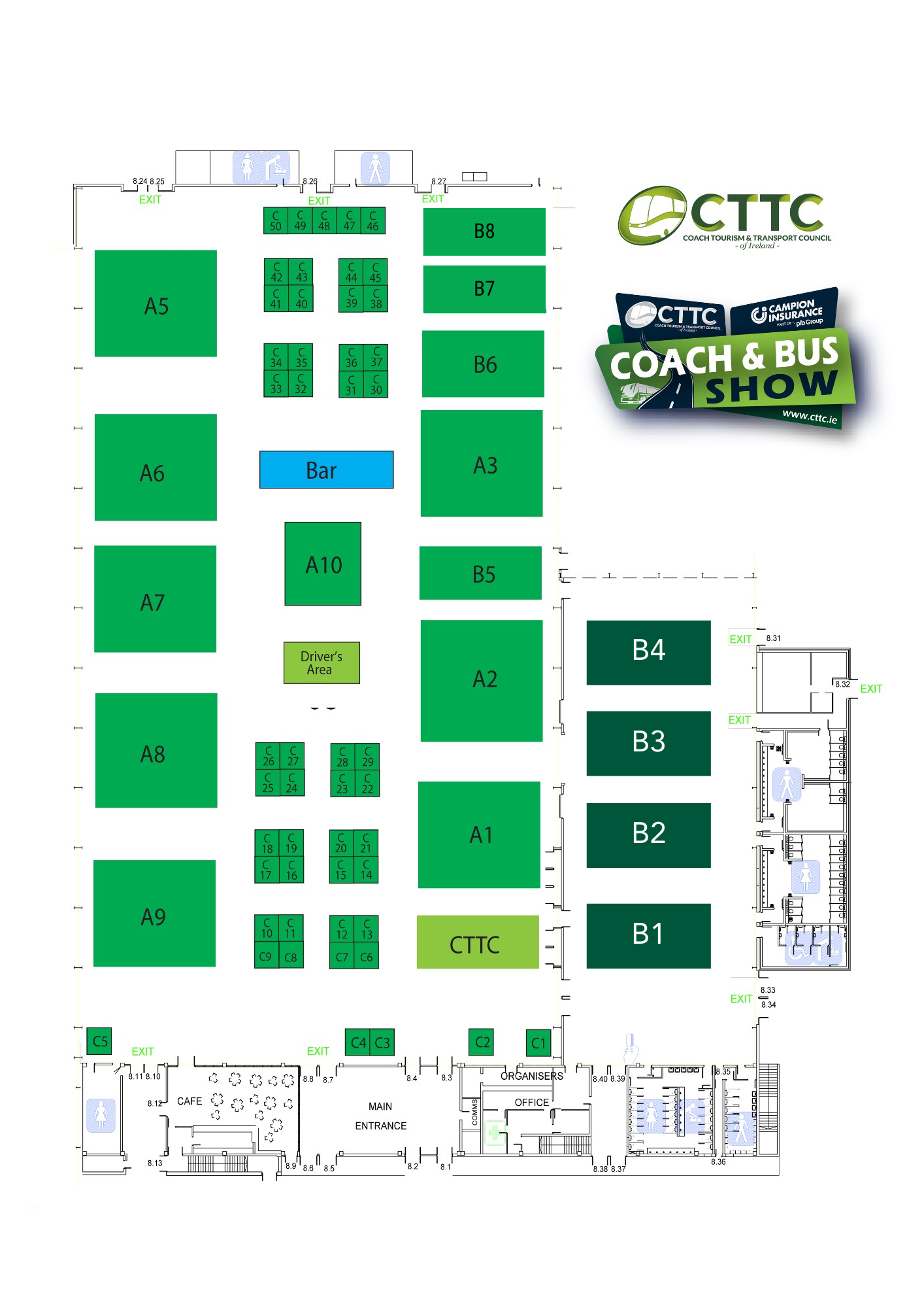 Coach and Bus Show Map 2024